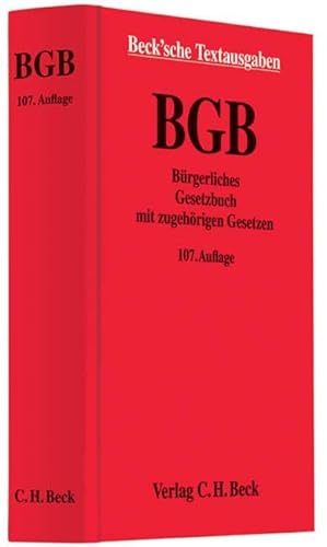 Stock image for Brgerliches Gesetzbuch: Mit zugehrigen Gesetzen und EG-Richtlinien for sale by medimops