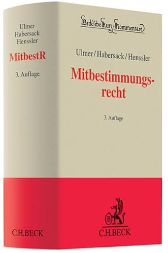 Stock image for Mitbestimmungsrecht : Kommentierung des MitbestG, des DrittelbG, des SEBG und des MgVG for sale by Buchpark