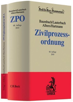 9783406596735: Zivilprozessordnung und Ergnzungsband: In 2 Bnden mit FamFG, GVG und anderen Nebengesetzen