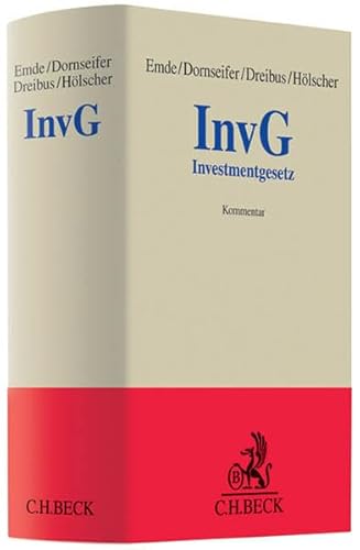 9783406600371: Investmentgesetz: mit Bezgen zum Kapitalanlagegesetzbuch