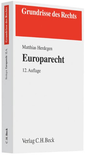 Beispielbild fr Europarecht: Rechtsstand: voraussichtlich November 2009 zum Verkauf von medimops