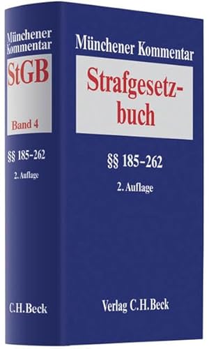 9783406602948: Mnchener Kommentar zum Strafgesetzbuch Bd. 4:  185-262 StGB: Band 4