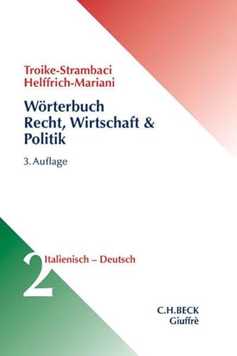 9783406606267: Troike Strambaci, H: Wrterbuch fr Recht und Wirtschaft 2