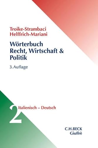 9783406606267: Troike Strambaci, H: Wrterbuch fr Recht und Wirtschaft 2