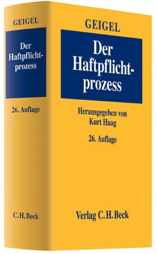 Imagen de archivo de Der Haftpflichtprozess a la venta por medimops