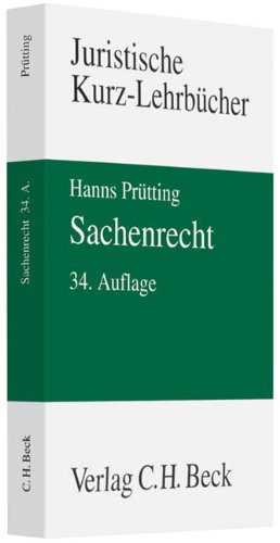 Sachenrecht - Prütting, Hanns