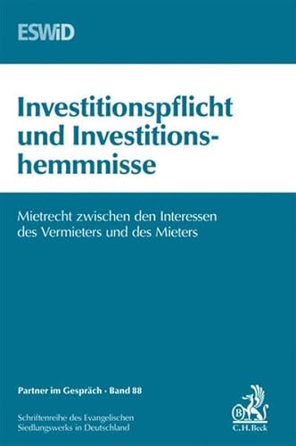 Investitionspflicht und Investitionshemmnisse - Unknown Author