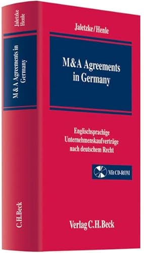 Stock image for M&A Agreements in Germany: Englischsprachige Unternehmenskaufvertrge nach deutschem Recht for sale by Books Unplugged