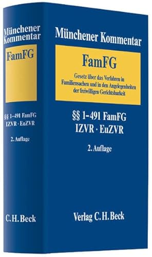 Stock image for Mnchener Kommentar zum FamFG Gesetz ber das Verfahren in Familiensachen und in den Angelegenheiten der freiwilligen Gerichtsbarkeit (FamFG) mit Internationalem und Europischem Zivilverfahrensrecht in Familiensachen (IZVR, EuZVR) for sale by Buchpark