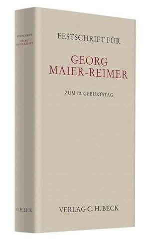 Festschrift für Georg Maier-Reimer zum 70. Geburtstag - Unknown Author