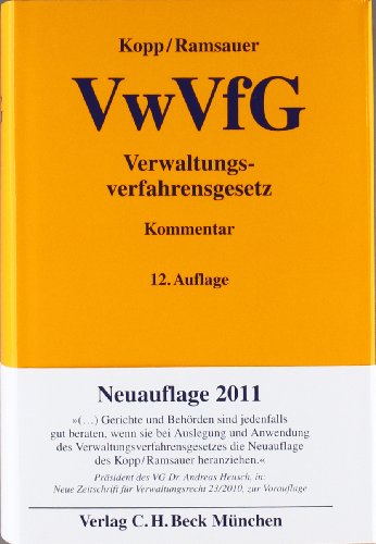 Stock image for Verwaltungsverfahrensgesetz for sale by medimops