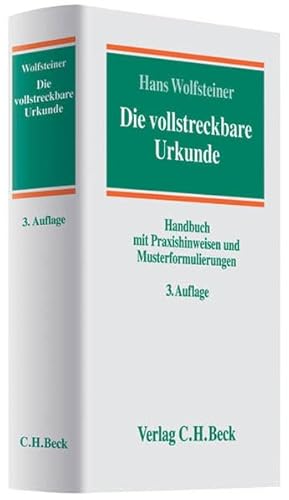 9783406613937: Die vollstreckbare Urkunde