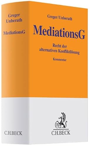 Beispielbild fr Mediationsgesetz: Recht der alternativen Konfliktlsung zum Verkauf von medimops