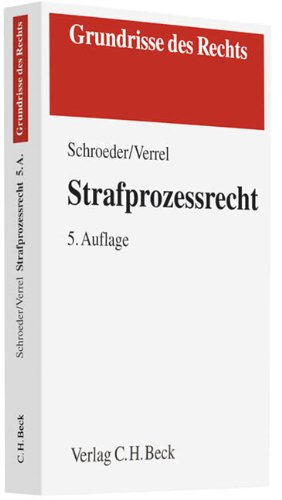 Beispielbild fr Strafprozessrecht zum Verkauf von medimops