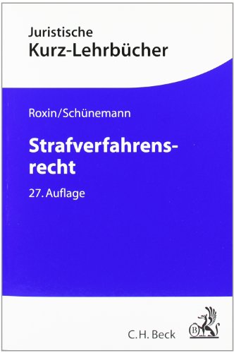 Imagen de archivo de Strafverfahrensrecht: Ein Studienbuch (Kurzlehrbcher fr das Juristische Studium) a la venta por Buchpark