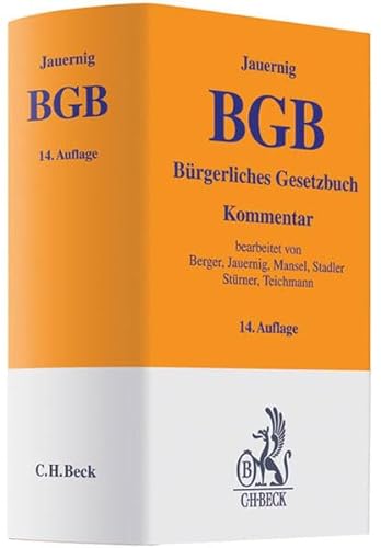 BÃ¼rgerliches Gesetzbuch (9783406626340) by Unknown Author