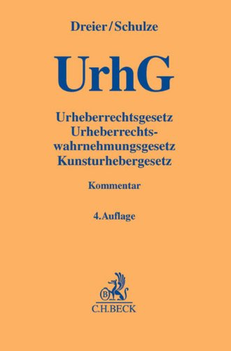 Beispielbild fr Urheberrechtsgesetz : Urheberrechtswahrnehmungsgesetz, Kunsturhebergesetz Gebundenes Buch   12. April 2013 zum Verkauf von suspiratio - online bcherstube