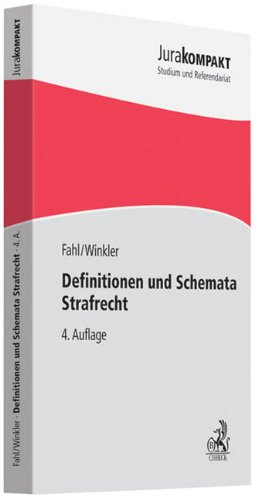 Stock image for Definitionen und Schemata Strafrecht for sale by medimops