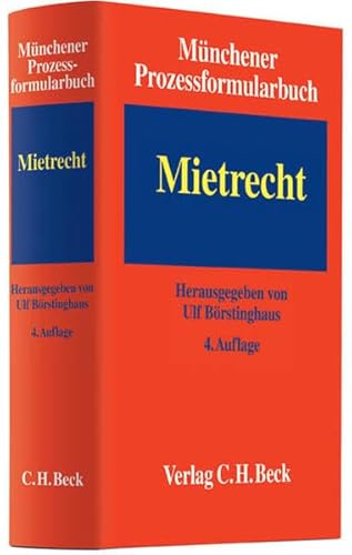 9783406629419: Mnchener Prozessformularbuch Band 01. Mietrecht