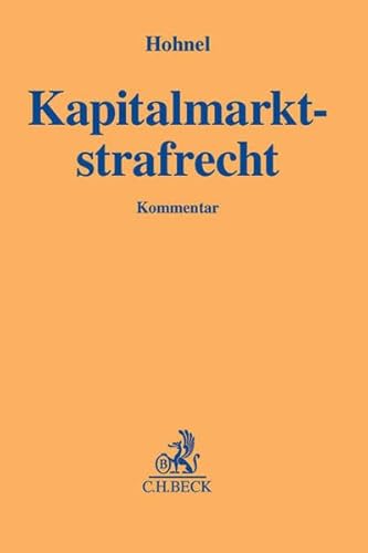 9783406631535: Kapitalmarktstrafrecht