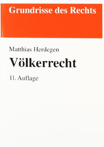 Imagen de archivo de Vlkerrecht a la venta por medimops