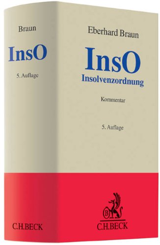 Insolvenzordnung (InsO) (9783406632099) by Unknown Author