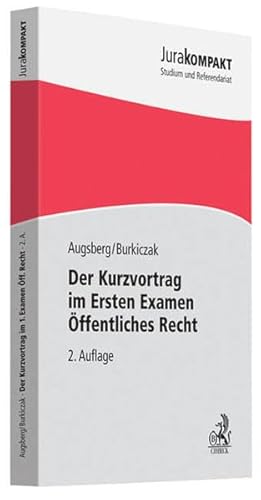 9783406632495: Augsberg, S: Kurzvortrag im Ersten Examen/ffentliches Recht