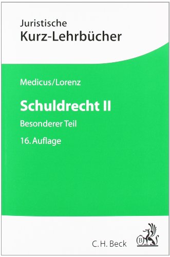 Beispielbild fr Schuldrecht II: Besonderer Teil zum Verkauf von medimops