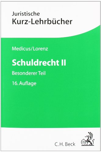 Stock image for Schuldrecht II: Besonderer Teil for sale by medimops
