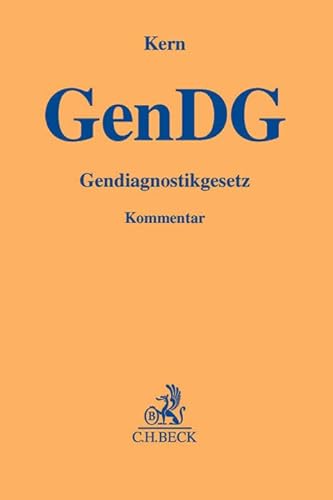 Gendiagnostikgesetz (9783406632778) by Unknown Author