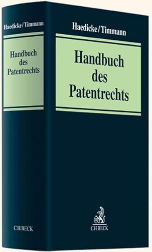 9783406637629: Handbuch des Patentrechts