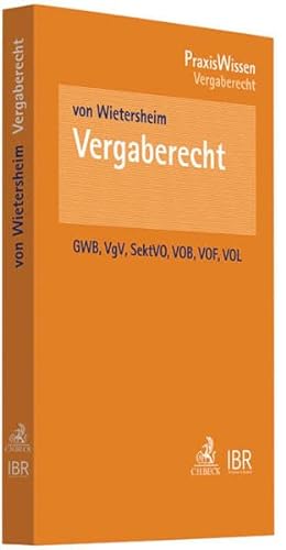 Stock image for Vergaberecht for sale by medimops