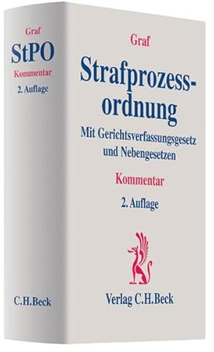 9783406639920: Strafprozessordnung: Mit Gerichtsverfassungsgesetz und Nebengesetzen