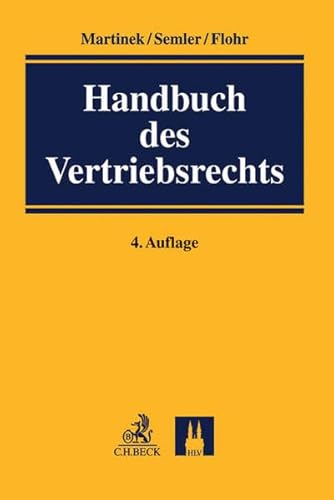 9783406642616: Handbuch des Vertriebsrechts: National - international