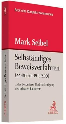 9783406643040: Selbstndiges Beweisverfahren:  485 bis 494a ZPO