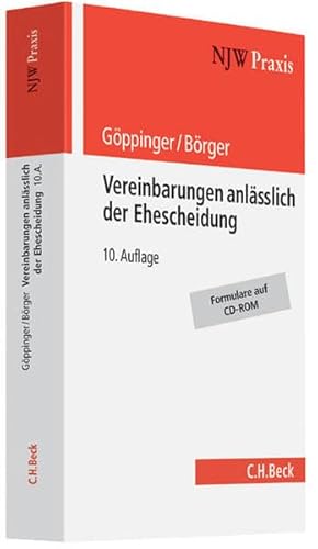 9783406643071: Vereinbarungen anlsslich der Ehescheidung: Die vertragliche Regelung der zivil-, steuer- und sozialrechtlichen Folgen