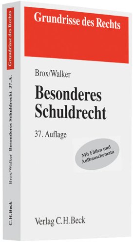 Beispielbild fr Besonderes Schuldrecht zum Verkauf von medimops