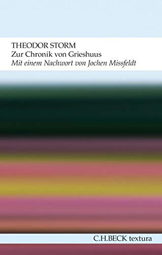 Beispielbild fr Zur Chronik von Grieshuus: Novellen zum Verkauf von medimops