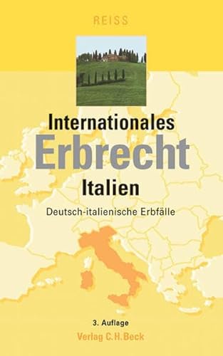 9783406650789: Internationales Erbrecht: Italien