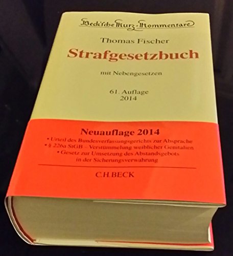 9783406652349: Strafgesetzbuch: mit Nebengesetzen