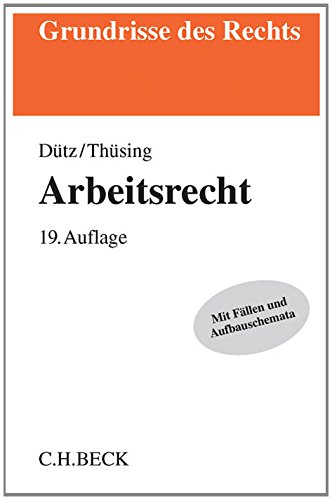 Beispielbild fr Arbeitsrecht zum Verkauf von medimops