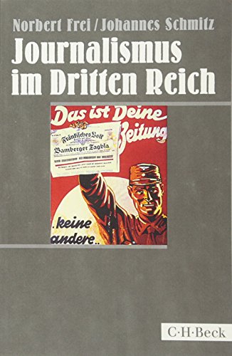 Imagen de archivo de Journalismus im Dritten Reich a la venta por Revaluation Books