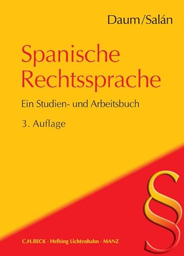 9783406671593: Spanische Rechtssprache: Ein Studien- und Arbeitsbuch