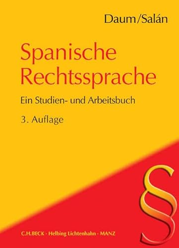 Stock image for Daum, U: Spanische Rechtssprache for sale by Blackwell's