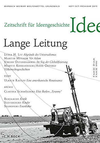 Stock image for Zeitschrift fr Ideengeschichte Heft IX. 1 Frhjahr 2015 : Lange Leitung for sale by Antiquariat  Udo Schwrer