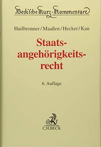 Stock image for Staatsangehrigkeitsrecht for sale by GF Books, Inc.