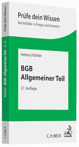 Stock image for BGB Allgemeiner Teil for sale by medimops