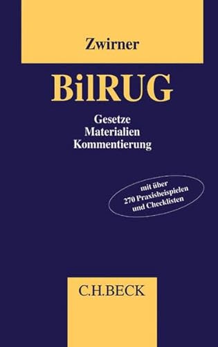 9783406681028: BilRUG: Gesetze, Materialien, Kommentierung