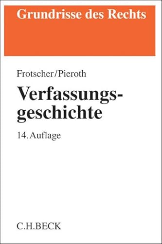 Beispielbild fr Verfassungsgeschichte zum Verkauf von medimops