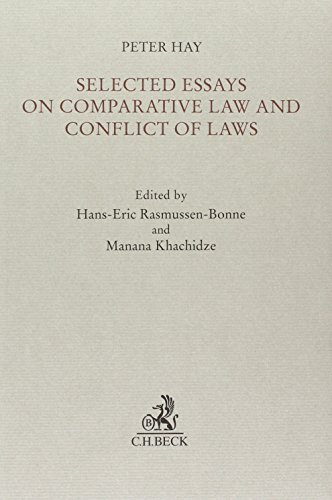 9783406685439: Hay, P: Selected Essays on Comparative Law and Conflict